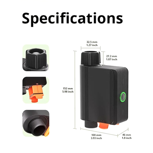Zigbee Smart Water Valve Timing Irrigation Switch 2