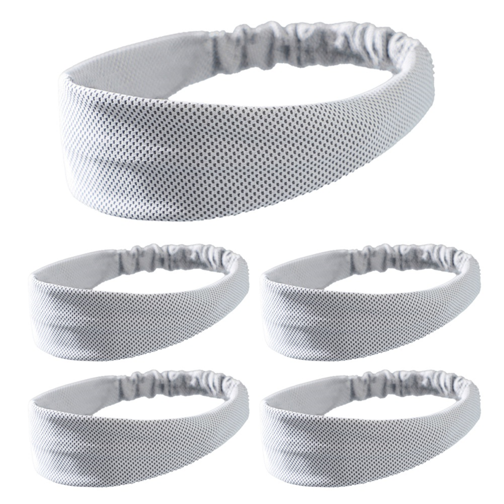 Gray Sports Headband Sweat-Absorbent and Breathabl-image-OPC-PJXYWPN-NEW