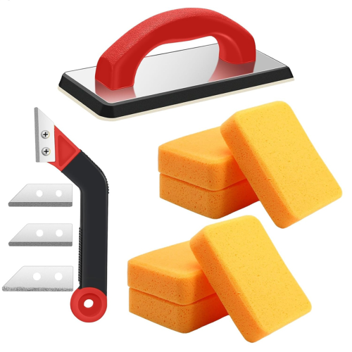 Grout Float Set 6 Sponges, Bevel Tile Saw Band 3 B 1