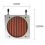 High Power Copper Profile Radiator with Conductive 4
