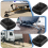 Jack Wheel Chock Rubber Caster Trailer Dock 6 Inch 7