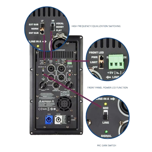K12A Professional Digital Power Amplifier Module 1 2
