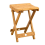 Large Nanzhu Folding Stool Portable Solid Bamboo O 1