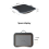 Lap Desk with Cushioned Pillow for Laptops - Porta 11