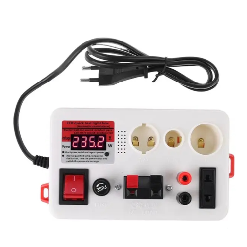 LED Fast Lamp Tester Light Voltage Power Checkerbo