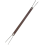 Leather Fire Handle with Stainless Steel Hook Movi 2