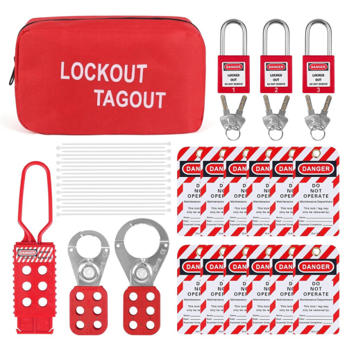 Lockout Tagout Kit Elektrische Gruppe HaspsTags, Schloss on OnBuy