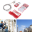 Lockout Tagout Cable Lock Resistant-Temperature, H 6