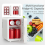 Makeup Fridge with LED Light Mirror 4L Mini for Be 2