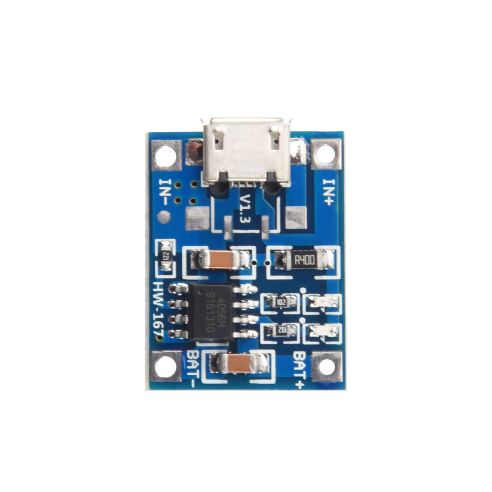 Micro-Usb 1A Li-Ion 18650 Lithium Battery Charger 4853133981731