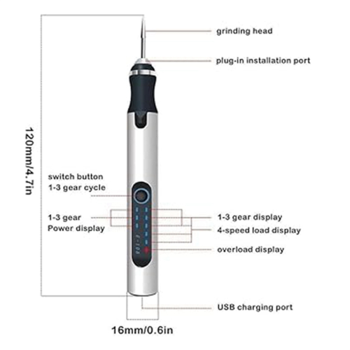 Mini Electric Grinder Cordless Drill DIY Engraving 2