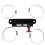 Motocycle Extinguisher Mount Bracket Adjustable fo 3
