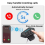 Motorcycle Headset Wireless Bluetooth Hands-Free P 4