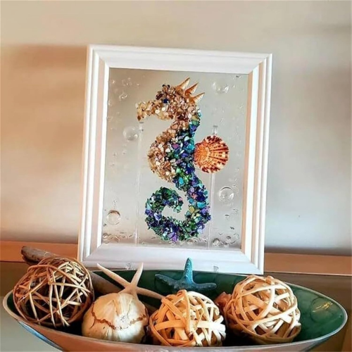 Ocean Glass Art Set, Suitable for Adult DIY Assemb 2