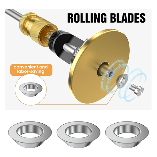 Nur Blade-Wheel-Streichlehre, Rolling Blade, Woo 2