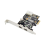 PCI Express PCI-E X1 auf 3 Ports 1394B Controller C 5