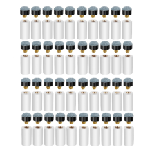 Pool Cue Tip Replacements with White Ferrule, Scre