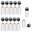 Pool Cue Tip Replacements with White Ferrule, Scre 6