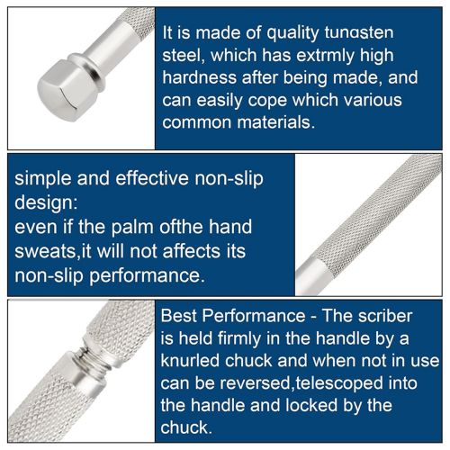 Pocket Scriber Tool, Carbide Steel Metal Engraving 2