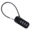 Portable 4-Digit Combination Lock 13.5cm Wire Rope 5