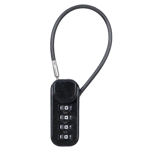 Portable 4-Digit Combination Lock 13.5cm Wire Rope