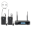 Professional Dynamic Lavalier Microphone with Rece 3