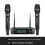 Professional Wireless Charging Microphone Set for 4