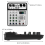 Professional D-04 4 Channel 256DSP Audio Mixer USB 7