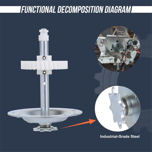 Replacement Gear and Sprocket Kit for , 1/3 1/2 Ch 2