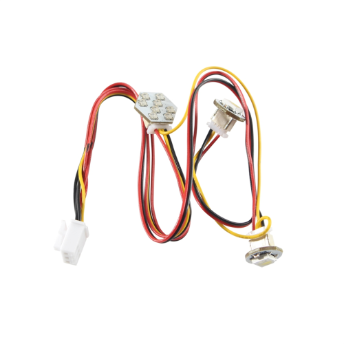 RGBW LED Kit Mini Button PCB Leds PTFE Wiring Harn 2