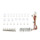 RGBW LED Kit Mini Button PCB Leds PTFE Wiring Harn 6