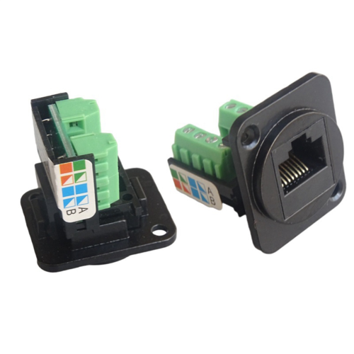 RJ45 CAT5E Network Cable Scoket rj45 Panel Install
