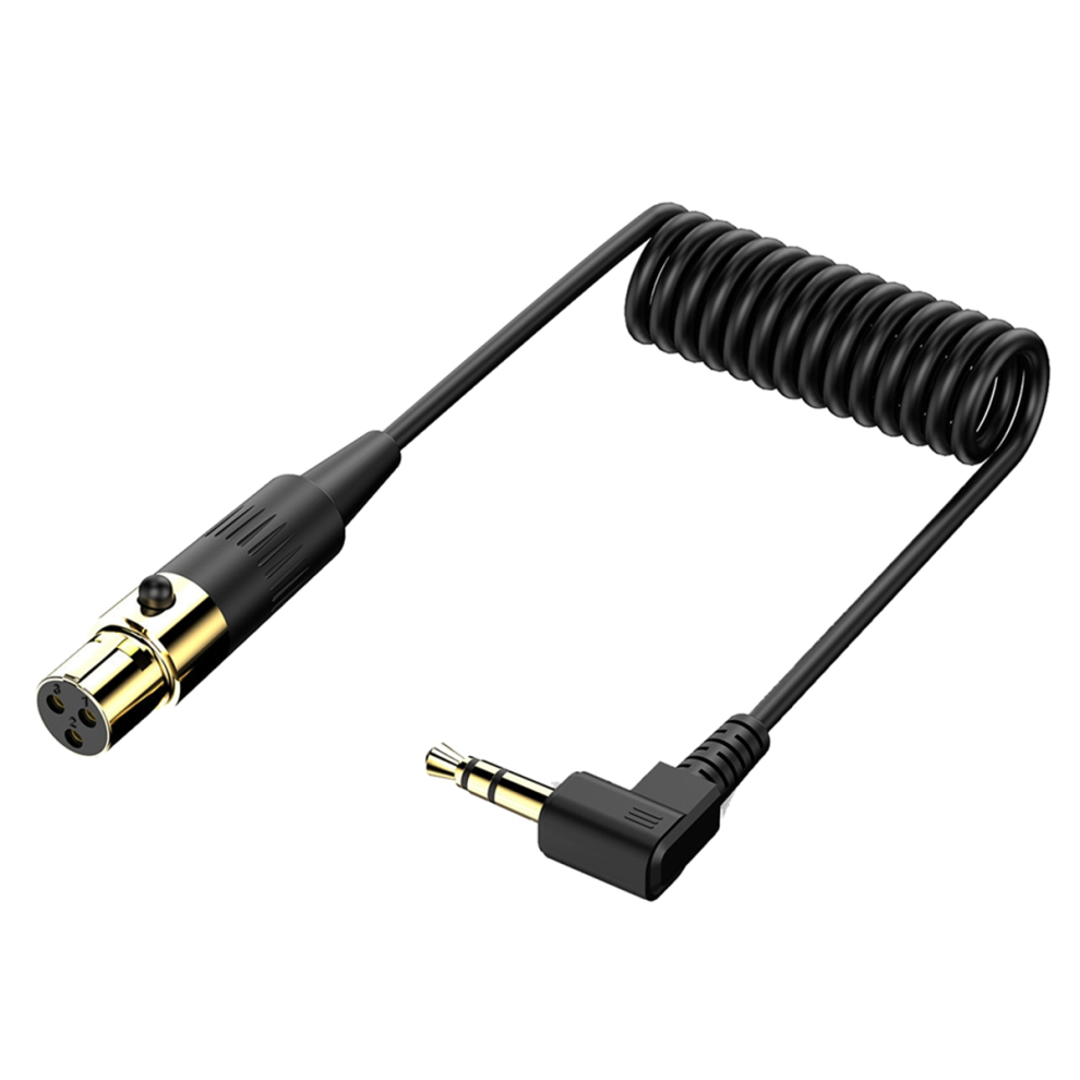 Right Angle 3.5Mm To Xlr Aux Cable 90 Degree Micro 4854006728910