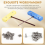 S2 Hex Screwdriver Tool Kit with T-Shaped Handle B 11