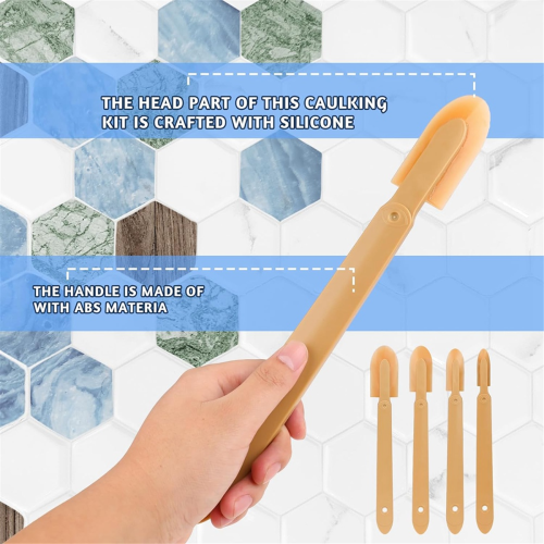 Silicone Caulking Tool, 4 Sizes Caulk Remover Tool 2