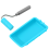 Silicone Glue Roller with Tray 48mmX20mm Handle fo 2