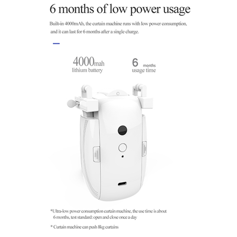 Smart Curtains Robot Roman Rod Track/T/U-Rail Trac-image-OPC-PJXZZHF-NEW