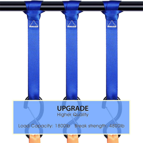 Soft Loop Tie Down Straps (8 Pack) 1800Lbs Load Ca 2
