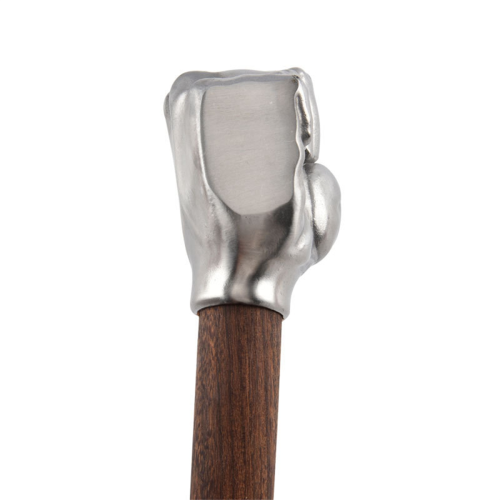 Edelstahl Faust Form Hammer Holz Griff für 2