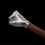 Edelstahl Faust Form Hammer Holz Griff für 6