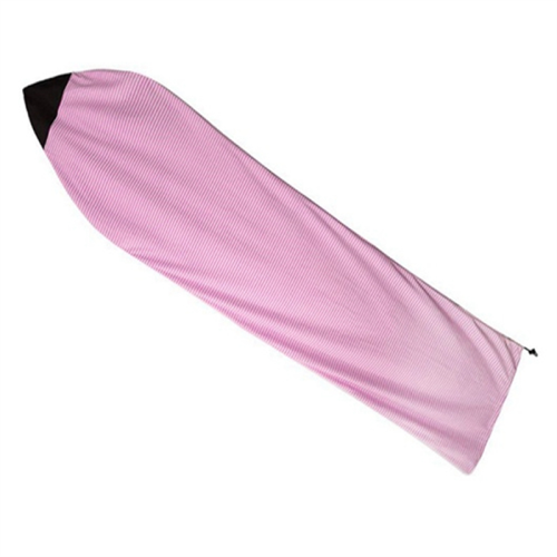 Surfboard Sock Cover 6Ft Pink and White Stripe Pro 1
