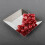 Silver Stainless Steel Square Serving Plate for Home Kitchen Use 4