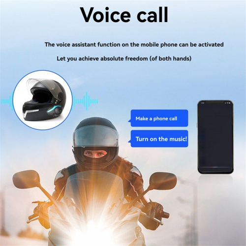 -02 Waterproof Intercom 2KM Group 6 Riders 5.0 Bl 2