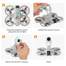 Action-Kamera-Halterung für GO 3S/GO3-Drohnenerweiterung
