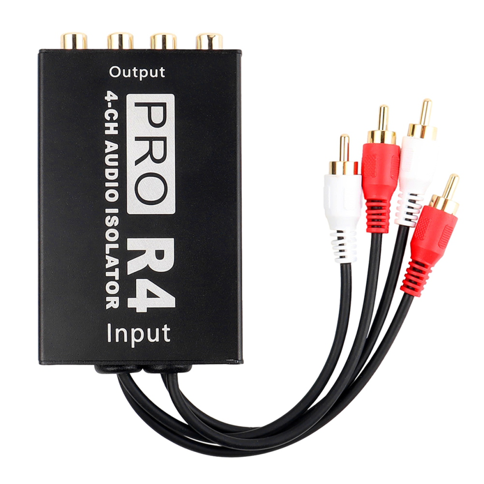 Audio Isolator 4Ch Noise Reducer Ground Loop For 4854006781120
