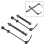Fahrradachse Schnellspanner Hinterrad 9