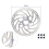 Brake Disc 220 mm 2.9mm Thickened Stainless Steel 6