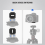 GM34 Quick Release Plate Kit Anti Twist Auto Lock 7