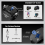 GM34 Quick Release Plate Kit Anti Twist Auto Lock 8