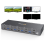 KVM-Switch 4 Computer 2 Monitore Displayport USB 4